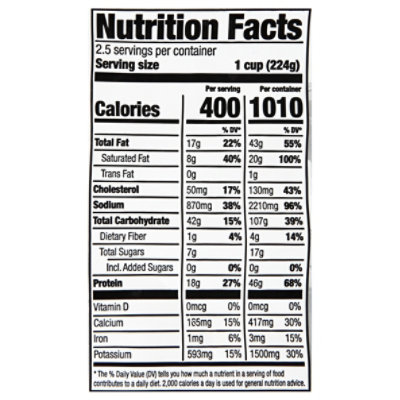 Zatarains Cajun Chicken Carbonara Frozen Meal For Two 20.0 Oz - 20 OZ - Image 5