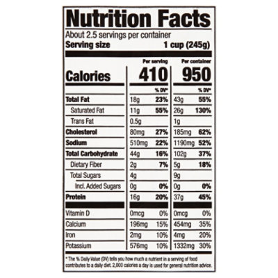 Zatarain's Shrimp Alfredo, 20.0 Oz - 20 OZ - Image 5