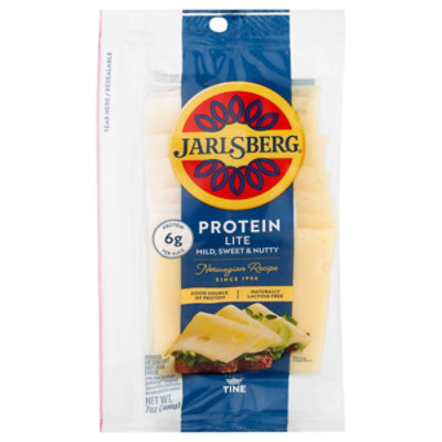 Jarlsberg Protein Lite Shingle Sweet & Nutty Cheese - 7 OZ - Image 2