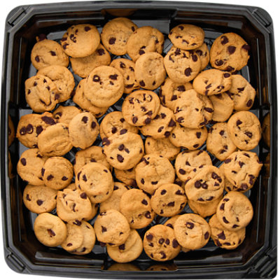 Mini Chocolate Chip Cookie Tray 60 Count - EA - Image 1