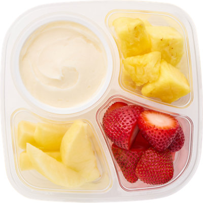 Pineapple Strawberry & Apples With Cream Cheese - EA - Image 1