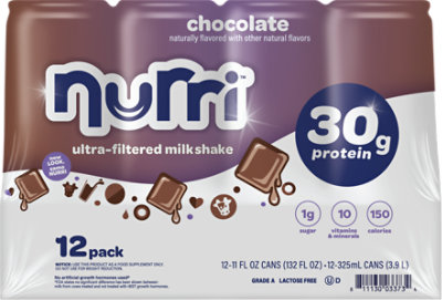 Nurri Shake Chocolate 30g RTD - 12-11 Fl. Oz. - Image 1