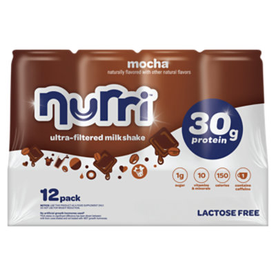 Nurri Shake Mocha 30g RTD - 12-11 Fl. Oz. - Image 1