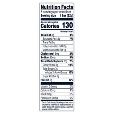 Quaker Chewy Protein Granola Bars Carame - 5 ct - Image 3