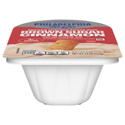 Philadelphia To Go Graham Cracker Sticks With Brown Sugar Cinnamon Cream Cheese, 2.6 Oz - 2.6 oz - Image 1