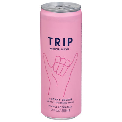 Trip Sparkling Water Mindful Blend Cherry Lemon - 12 fl oz - Image 1