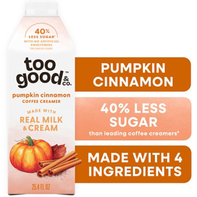 Too Good Pumpkin Cinnamon Creamer - 25.4 Fl. Oz. - Image 1