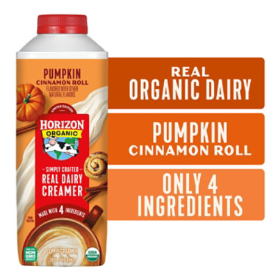 Horizon Organic Real Dairy Pumpkin Cinnamon Roll Coffee Creamer - 24 Fl. Oz. - Image 1