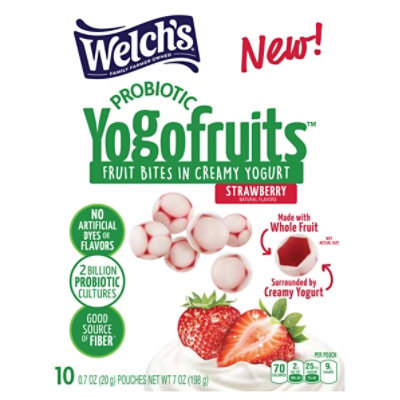 Welch's Yogofruits Probiotic Strawberry - 10 ea - Image 1