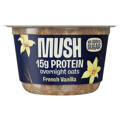 Mush1 Oats French Vanilla Protein - 5.5 oz - Image 1