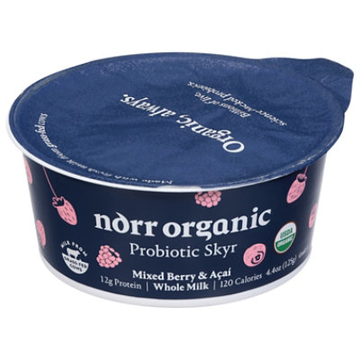 Norr Organic Yogurt Mixed Berry Acai Skyr - 4.4 fl oz - Image 2