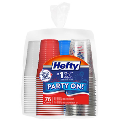 Hefty Variety Pack Patriotic 76 Count - 76 CT - Image 1
