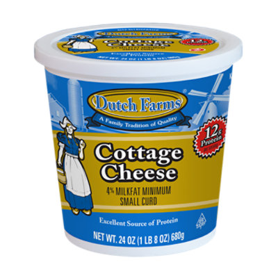 Dutch Farms 4% Cottage Cheese 24 Oz - 24 oz - Image 1