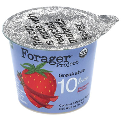 Forager Project Greek Yogurt Strawberry Rhubarb - 5 oz - Image 1