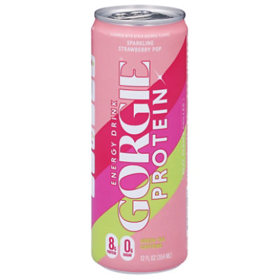 Gorgie Energy Drink Pro Strawberry Pop - 12 fl oz - Image 1