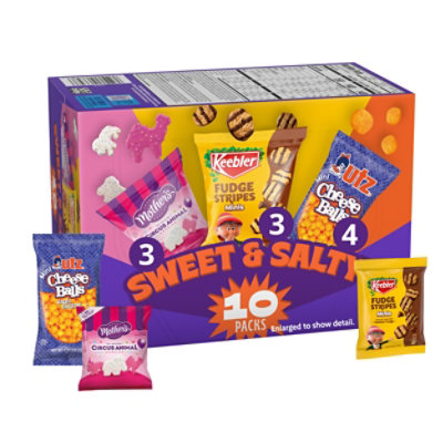 Keebler Mothers Utz Sweet & Salty Variety 10ct - 10 CT - Image 1