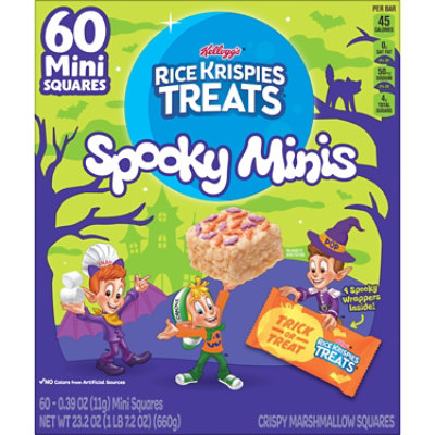 Rice Krispies Treats Spooky Minis Trick or Treat 60 Count - 23.2 Oz - Image 7