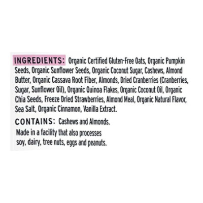 Purely Elizabeth Granola Ancient Grains Almond Butter Berries - 8 oz - Image 4