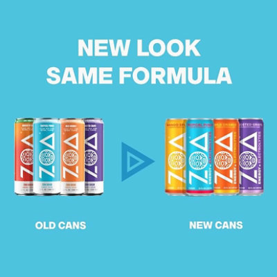 Zoa Zero Sugar Variety Pack Cans - 12-12 Fl. Oz. - 12-12 oz - Image 3