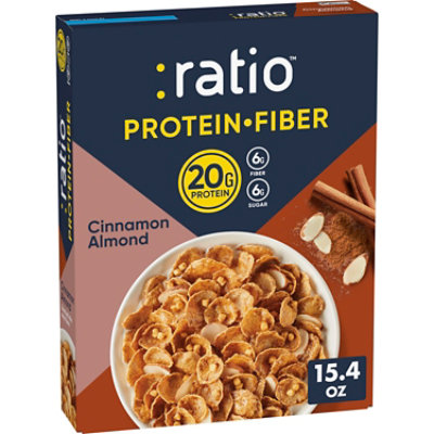 Ratio Protein Fiber Cinnamon Almond Cereal - 15.4 oz - Image 2