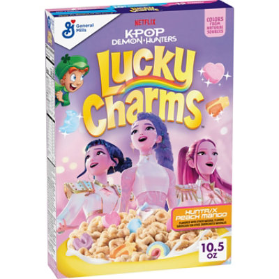 Lucky Charms Kpop Demon Hunter Fall Cereal Mega Size - 10.5 oz - Image 1
