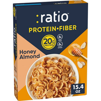 Ratio Protein Fiber Honey Almond Cereal - 15.4 oz - Image 2