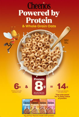 Cheerios Protein Honey Nut Breakfast Cereal - 11.2 oz - Image 7