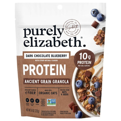 Purely Elizabeth Granola Ancient Grains Dark Chocolate Blueberry - 8 oz - Image 2