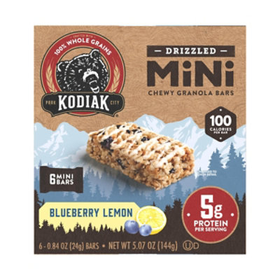 Kodiak® Drizzled Mini Chewy Granola Bars Blueberry Lemon - 6 CT - Image 1