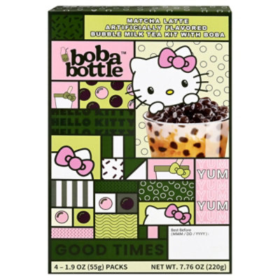 A-sha Boba Kit Hk Matcha Latte 4pk - 7.76 oz - Image 1