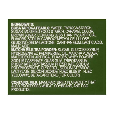 A-sha Boba Kit Hk Matcha Latte 4pk - 7.76 oz - Image 4