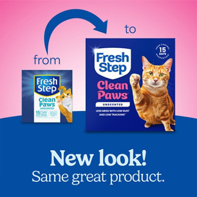 Fresh Step Clean Paws Unscented 1/22lb - 22 lb - Image 3