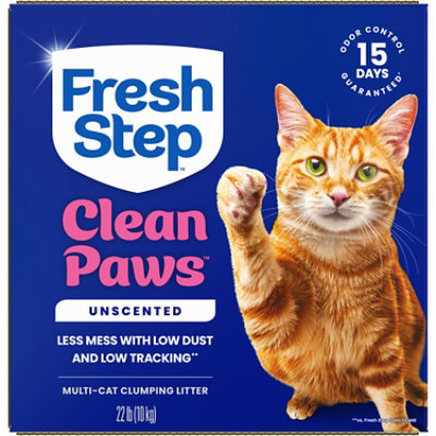 Fresh Step Clean Paws Unscented 1/22lb - 22 lb - Image 2