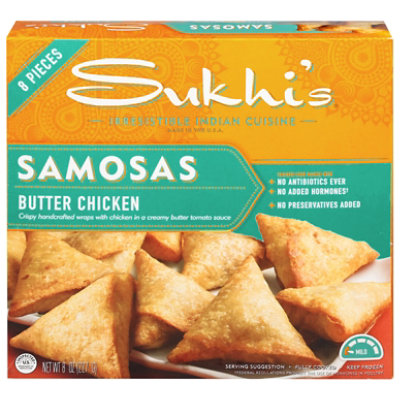Sukhis Butter Chicken Samosa 8 Oz - 8 oz - Image 2