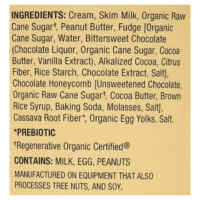 Alecs Ice Cream Peanut Butter Fudge Honeycomb - 14 fl oz - Image 4