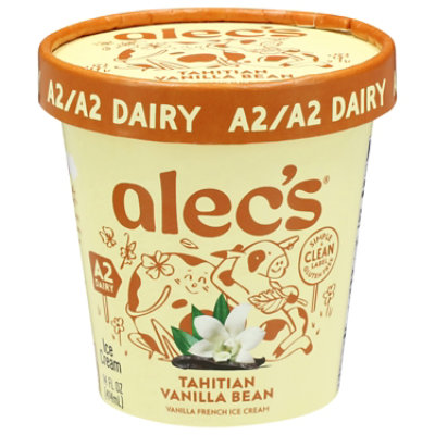Alecs Ice Cream Vanilla Tahitian - 14 fl oz - Image 2