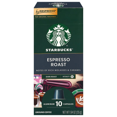 Starbucks by Nespresso Original Line Espresso Roast Capsules Box - 10 Count - Image 2