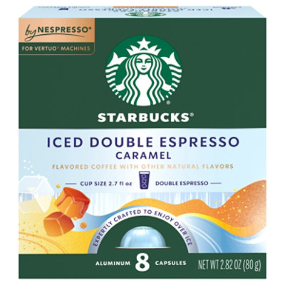 Nespresso Vertuo Iced Double Espresso Caramel - 2.82 oz - Image 3