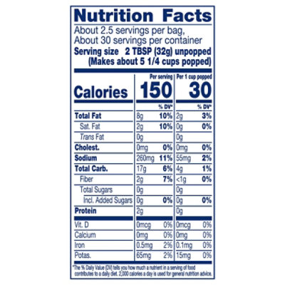 Skinnypop Butter Flavored Family Size Gluten Free Microwave Popcorn Bags - 12-2.8 Oz - Image 3