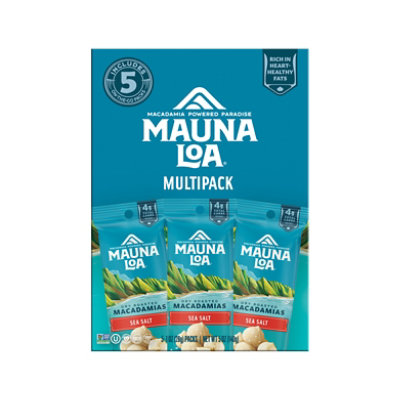 Mauna Loa Sea Salt Macadamia Nuts  5 1oz - 5-1 oz - Image 1