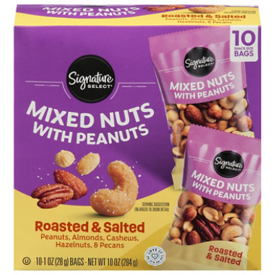 Signature Select Mixed Nuts Deluxe Raw Multipack 10 Ct - 10 oz - Image 2