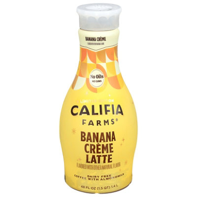 Califia Farms Banana Creme Almond Milk Latte 48 Fl Oz - 48 fl oz - Image 2