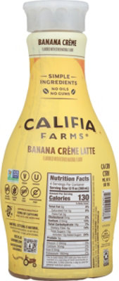 Califia Farms Banana Creme Almond Milk Latte 48 Fl Oz - 48 fl oz - Image 5