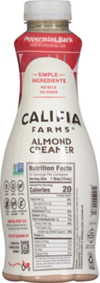 Califia Farms Peppermint Bark Almond Milk Coffee Creamer 25.4oz - 25.4 fl oz - Image 4