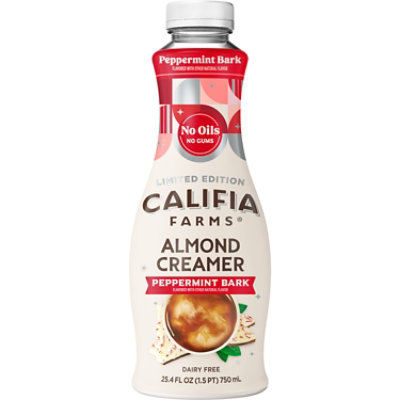 Califia Farms Peppermint Bark Almond Milk Coffee Creamer 25.4oz - 25.4 fl oz - Image 1