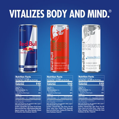 Red Bull Summer Celebration Variety Pack - 8.4oz/250ml 12pk - Ed/red/coco - 8.4 fl oz - Image 4