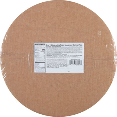 Brew Pub Lotzza Motzza Sausage Mushroom Pizza 24.52 Oz - 24.52 oz - Image 5