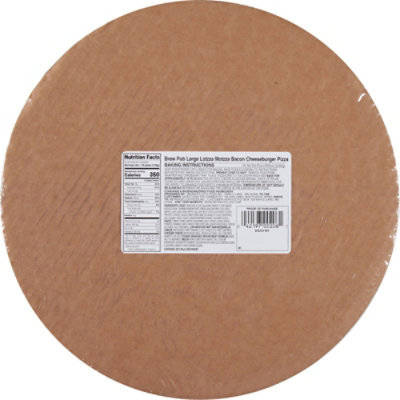 Brew Pub Lotzza Motzza Bacon Cheeseburger Pizza 23.35 Oz - 23.35 oz - Image 6
