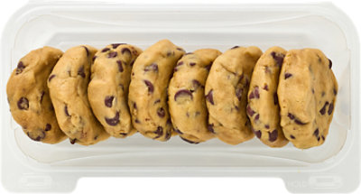 Take & Bake Frozen Chocolate Chip Jumbo Cookies 8 Count - EA - Image 1