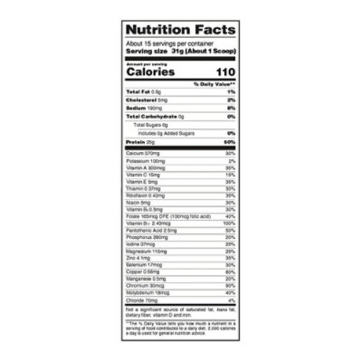 Isopure Protein 0 Carb Vanilla - 1 lb - Image 3